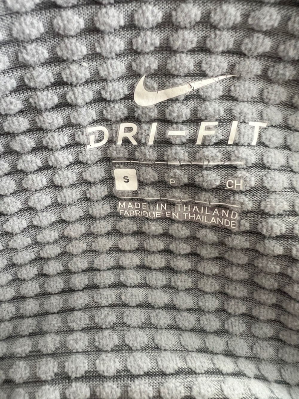 Men’s Nike 1/4  Zip Pullover Dri-FIT Element running top Grey Small - Picture 9 of 9